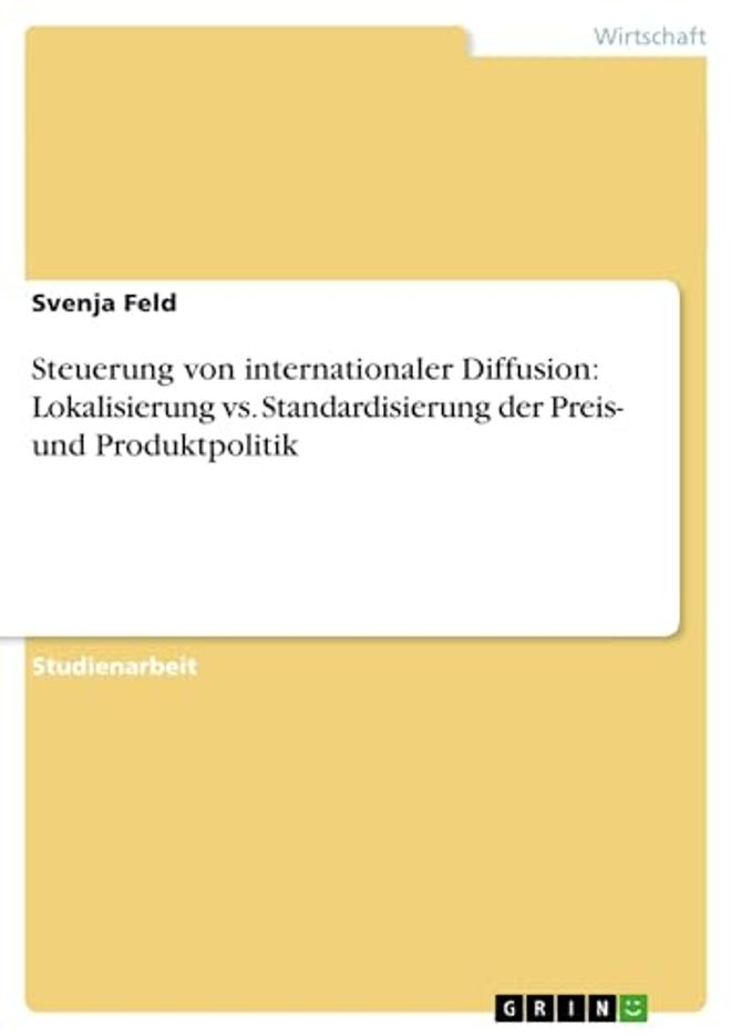Steuerung von internationaler Diffusion